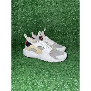 Nike Air Huarache Ultra White Pink Running Shoes Kids Size 7Y / Womens Size 8.5